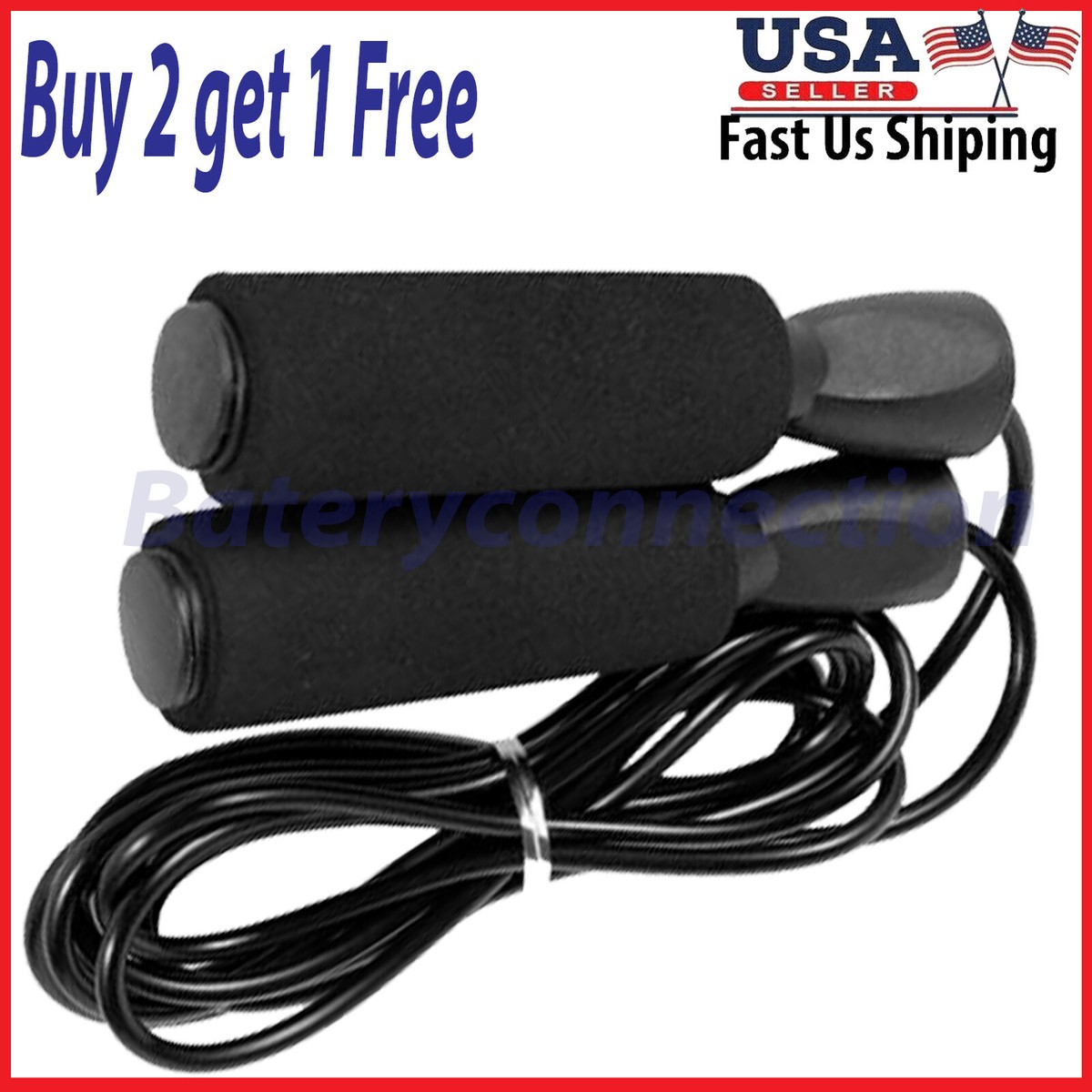 Adjustable Speed Jump Rope With Ball Bearings - For Boxing, Skipping, Fitness & Aerobic Exercise