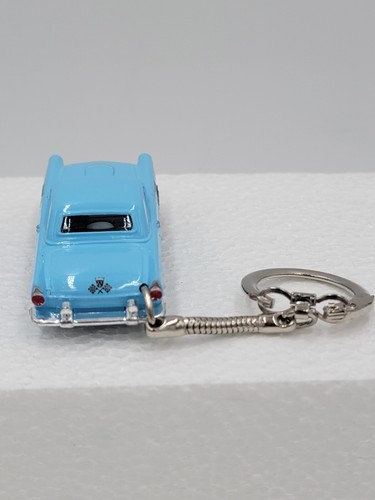 Kinsmart - 1:64 DieCast - 1955 Ford Thunderbird llavero con retroceso eléctrico azul - Imagen 5 de 9