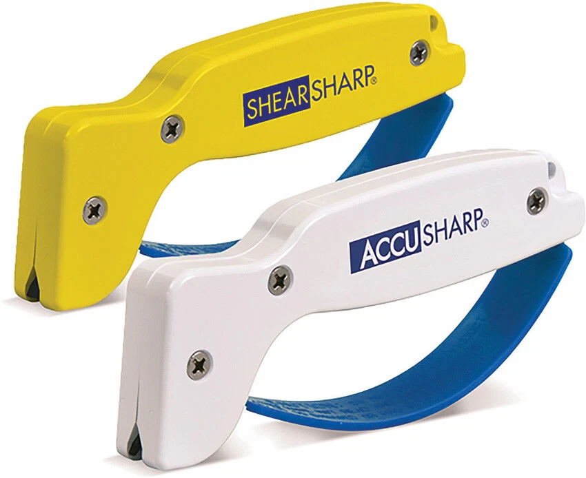 AccuSharp Yellow/White Tungsten Carbide Knife Sharpeners Set Of Two AS12
