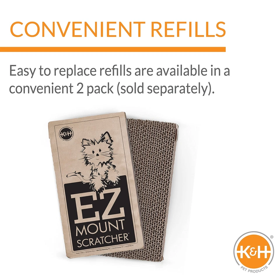 Rascador K&H Pet Products EZ Montaje Ventana Gato Negro 5" x 10" Foto 4 de 4