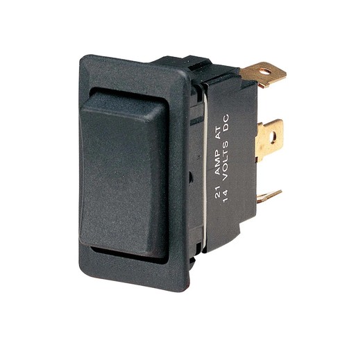 NARVA 63044BL MOMENTARY ON / OFF / MOMENTARY ON ROCKER SWITCH 20 AMP 12 VOLT - Picture 2 of 5