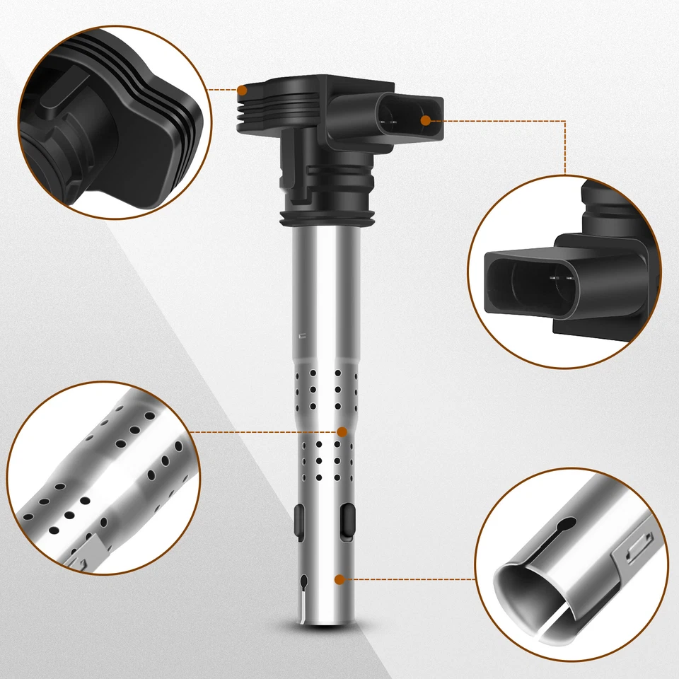 Bobina de encendido 4 piezas para Lamborghini Gallardo 5,0 L 5,2 L 2007-2013 Foto 3 de 4