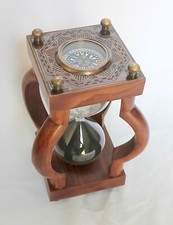 Sand Timer Hourglass Nautical Compass Sandtimer Sandglass Office Kitchen Gifts