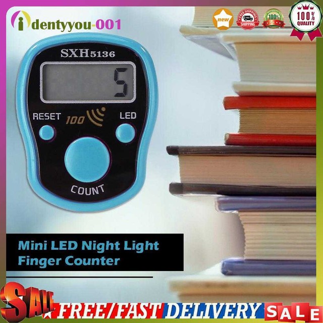 RUYI Maschenz?hler Counter Handz?hler Elektronischer Finger Z?hler LED R?ckstell ZR11052 RUYI Maschenz?hler Counter Handz?hler Elektronischer Finger Z?hler LED R?ckstell ZR11052