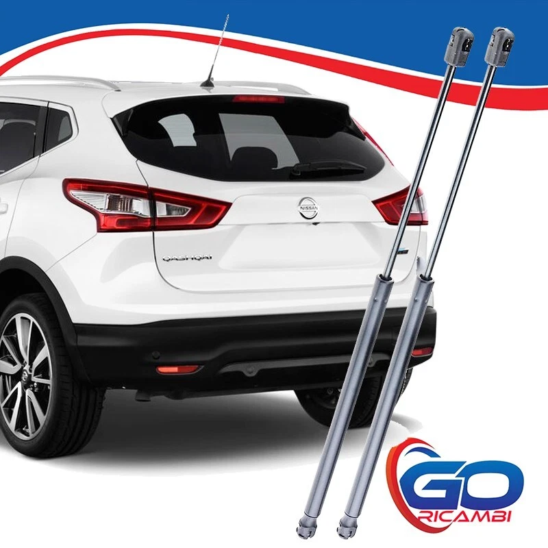 Molle a gas Pistoncini Ammortizzatori Cofano Bagagli per Nissan Qashqai II J11 - Immagine 2 di 4
