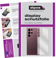 6X Schutzfolie Klar FüR Samsung Galaxy S22 Ultra RüCkseite Displayschutzfolie