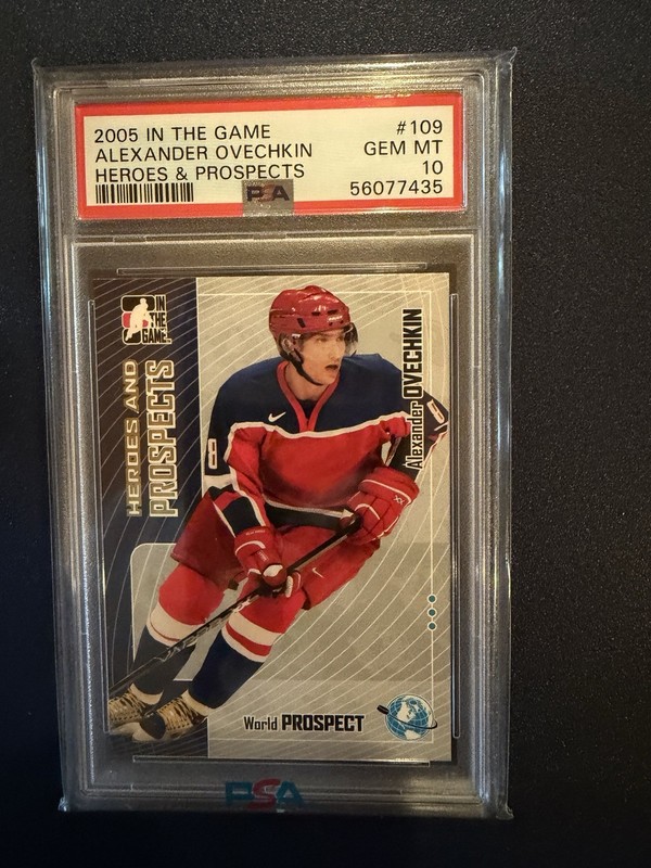 2005-06 in the Game Heroes and Prospects Alex Ovechkin PSA 10
