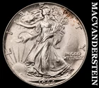 1944 Walking Liberty Half Dollar - Choice Gem Brilliant Unc+++ Lustrous  #F707