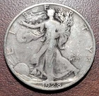 1928-S Walking Liberty Half Dollar VG Very Good Orig Toning No Issues 50c Coin