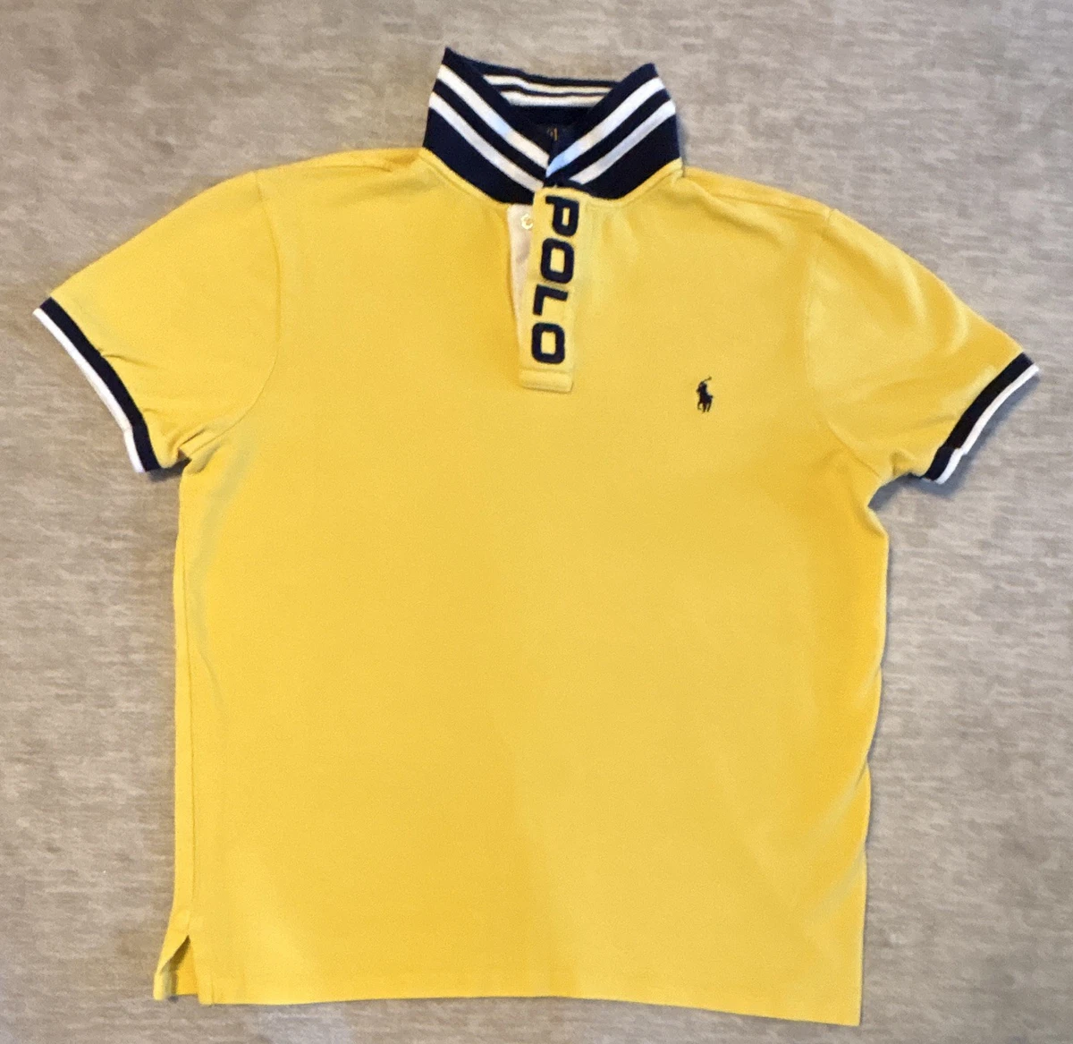 usa製 Polo by Ralph Lauren イエロー S Polo Ralph Lauren Yellow Polos for Men for sale - eBay
