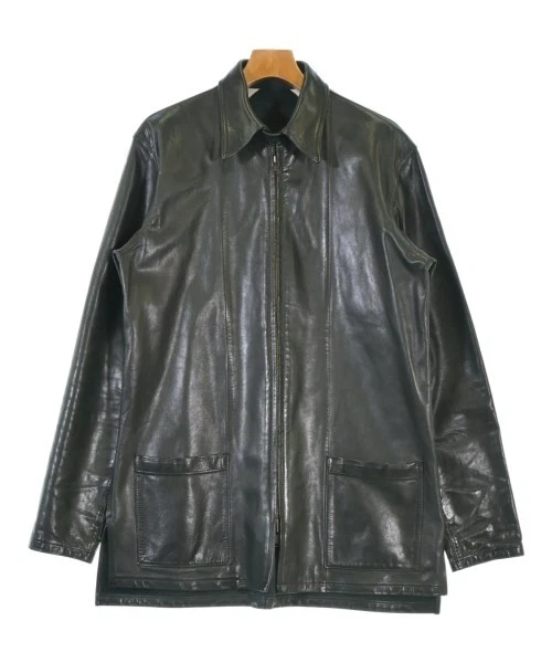Yohji Yamamoto Coats, Jackets & Vests Leather Outer Shell for Men