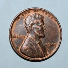 114i. ONE 1943 P LINCOLN CENT, MAGNETIC STEEL CORE / COPPER PLATED NOVELTY, ODD