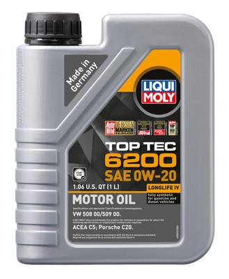 LIQUI MOLY Top Tec 6200 SAE 0W-20 Engine Oil 5L (20236)