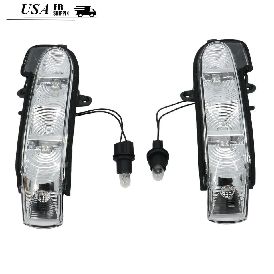 2X Luz de señal de giro del espejo lateral L+R para Mercedes Benz Clase E W211 S211 2002-06 Foto 2 de 4