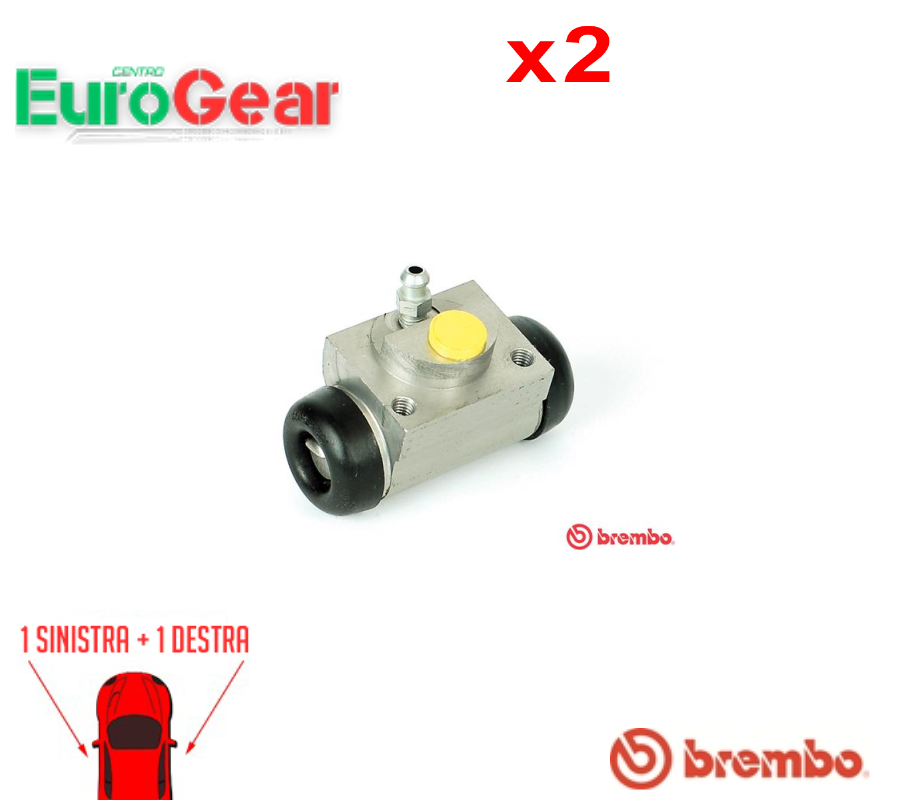 Set di 2 Cilindretto Freno Brembo A 12 635 for Daihatsu / Toyota / 2 PCS