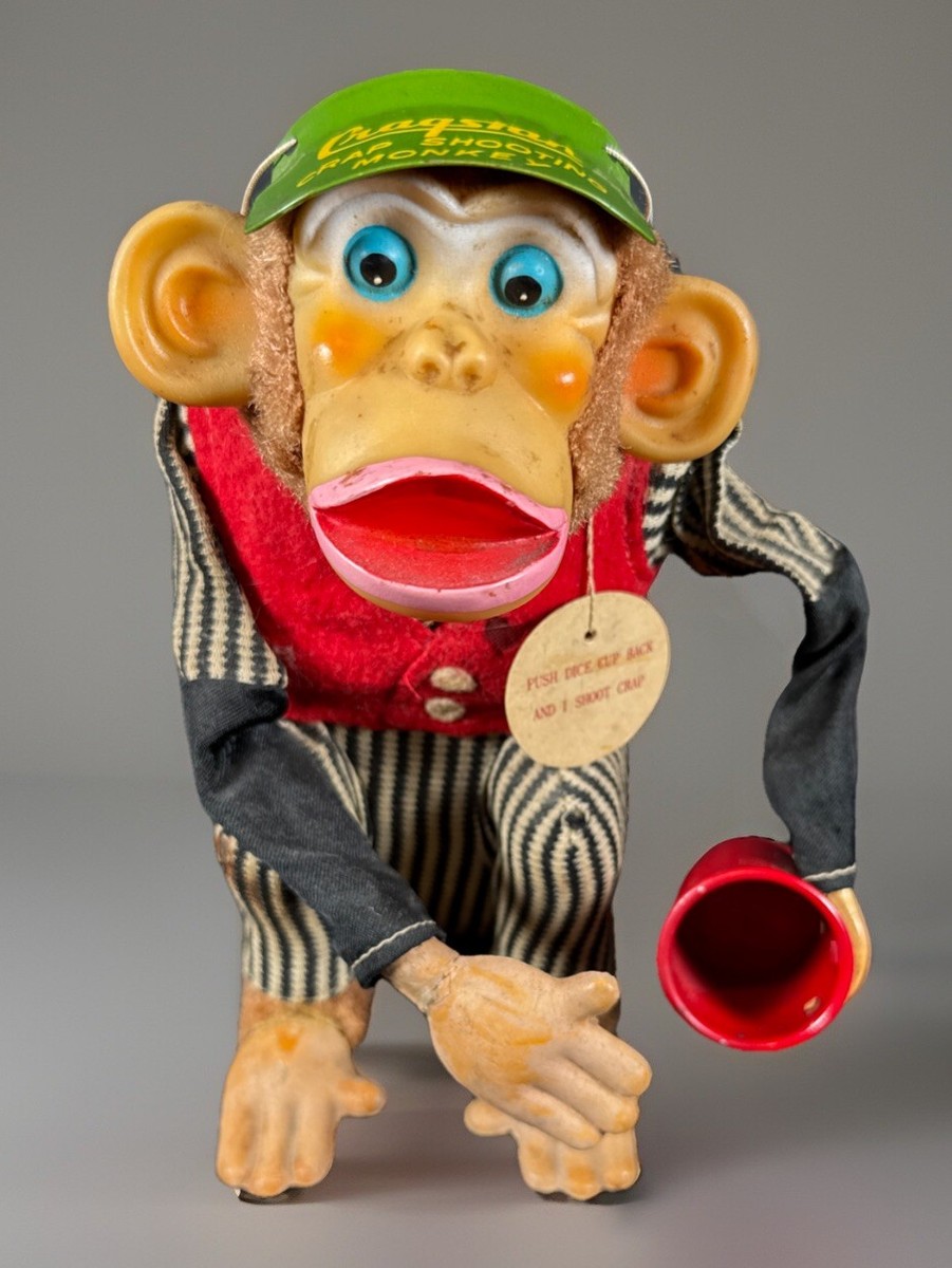 ✨Cragstan Japan - CRAP SHOOTING MONKEY BATTERY OPERATED