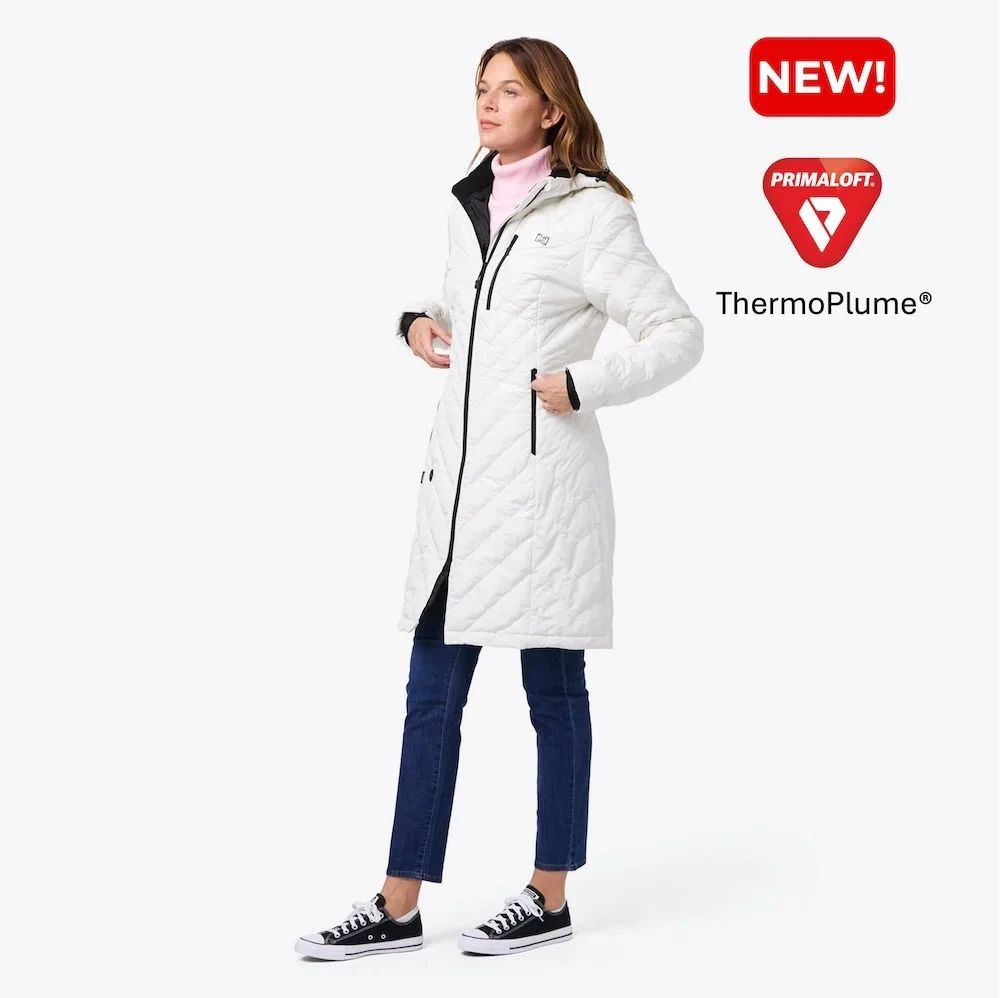 Mobile Warming Womens Meridian 7.4V Heated Jacket in Cream