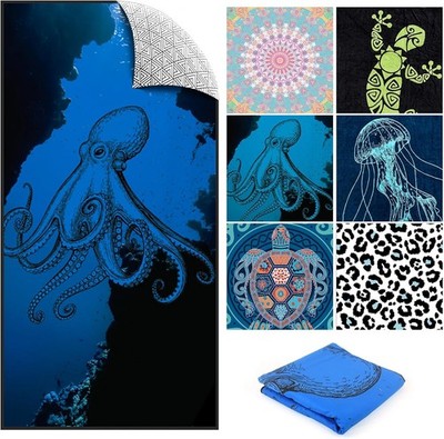 Strandtuch XXL, Mikrofaser Handtuch Groß 90×180 cm, Saugfähig und Schnell