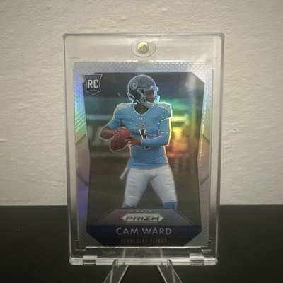 2025 Panini Prizm Cam Ward Flashback RC Silver #1 Tennessee Titans Rookie