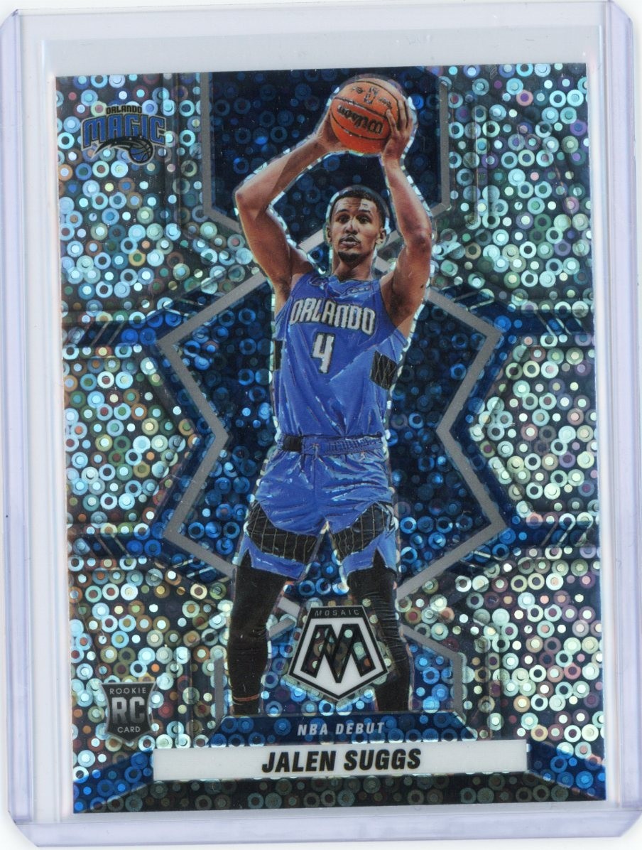 Jalen Suggs 2021-22 Panini Mosaic - Silver Disco Prizm (RC) #266 Magic