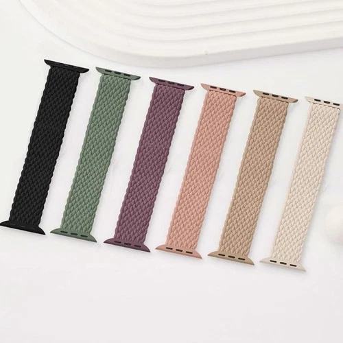 Genuine New Braided Solo Loop 41mm Apple Watch Band Fits 38mm 40mm 41mm 42mm