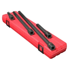 Sunex SUN2500 1/2" Drive 4 Piece Impact Extension Set