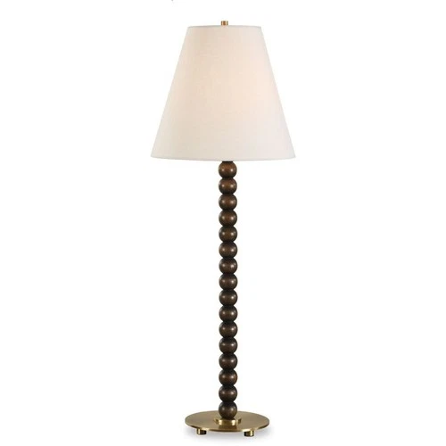 Uttermost 30575 Gallus Table Lamp Dark Walnut and Brass - Picture 1 of 5