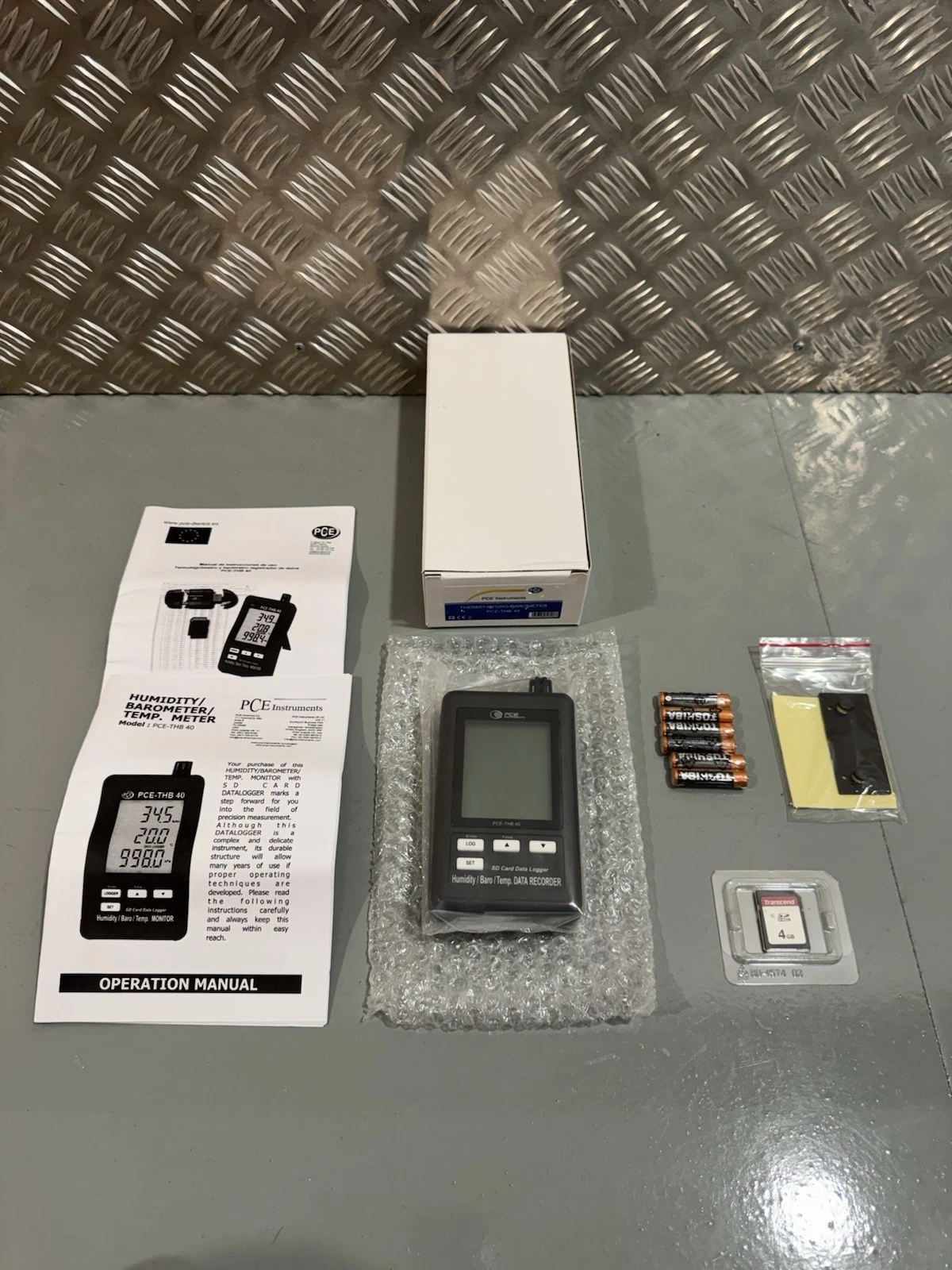 PCE Instruments PCE-THB 40 Thermo Hygrometer Barometer Brand New In Box 4