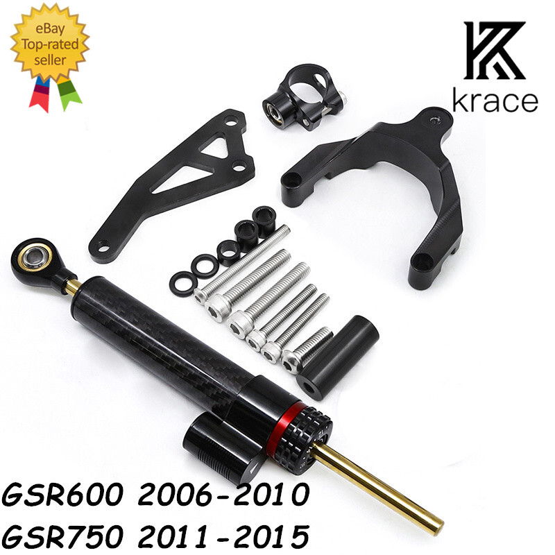 For Suzuki GSR600 2006-2010CNC Steering Damper & Mount Bracket Kit