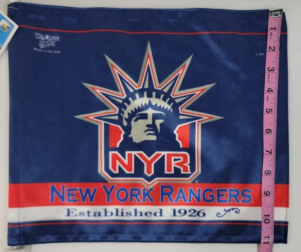 New York Rangers Car Flag, 12.5"x11" by Wincraft. NHL New - Image 2 of 4