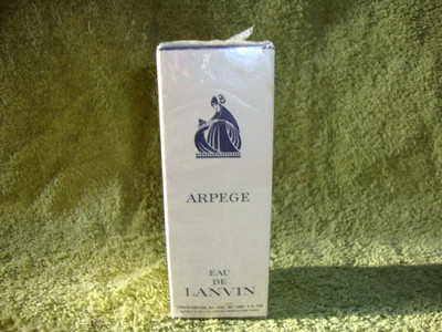 Vintage Arpege LANVIN Perfume Bottle/Box 4 OZ Sealed/Full - 5'' Height
