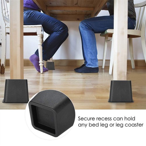 4x Furniture Raisers Risers Chair Bed Riser Stands Elephant Feet Leg Extender AU - Picture 3 of 18