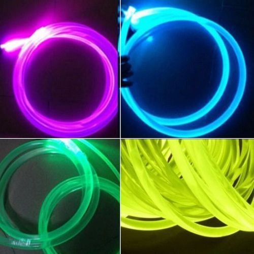 Kabel Neon Lichtschnur Leuchtdraht Wire LED Licht Glühen Draht Lichteff 1.5 -4mm
