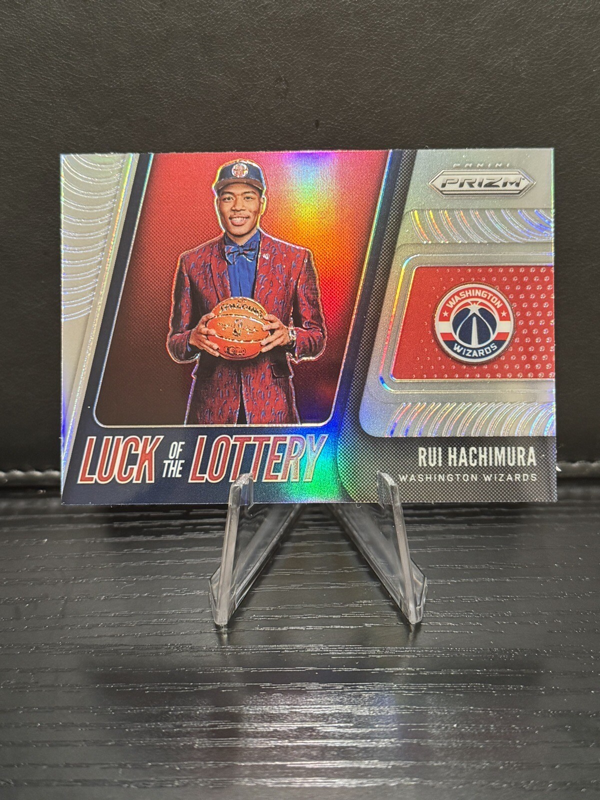 2019-20 Panini Prizm Luck of the Lottery Silver Holo Rui Hachimura Rookie RC #9