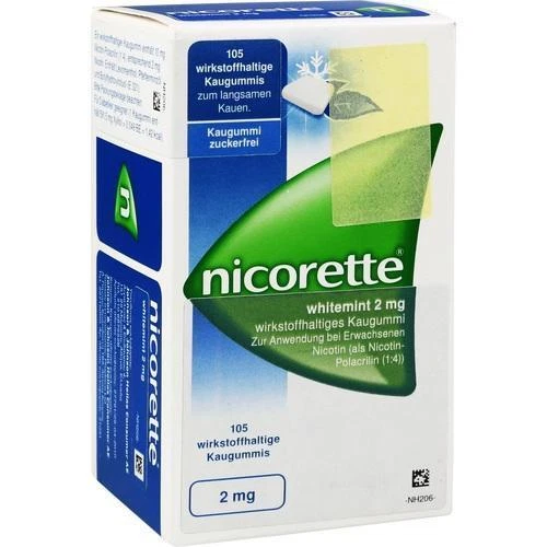 KOHLPHARMA GMBH 3x NICORETTE Kaugummi 2 mg whitemint 105 St PZN: 14358774