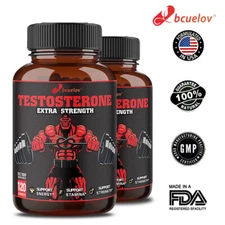 Ashwagandha & Maca 9200mg -Testosterone Booster for Increased Stamina and Energy