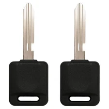 Uncut Transponder Key Replacement for Nissan Infiniti ID46 Chip NI04 (2 Pack)