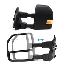 Towing Mirrors For 99-16 Ford F250 F350 Super Duty Power Heated Signal Lh Rh