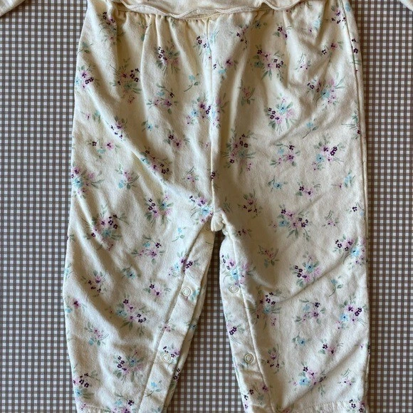 Mameluco vintage miniwear bebé una pieza amarillo mantequilla.Talla 18 meses cottagecore Foto 4 de 4