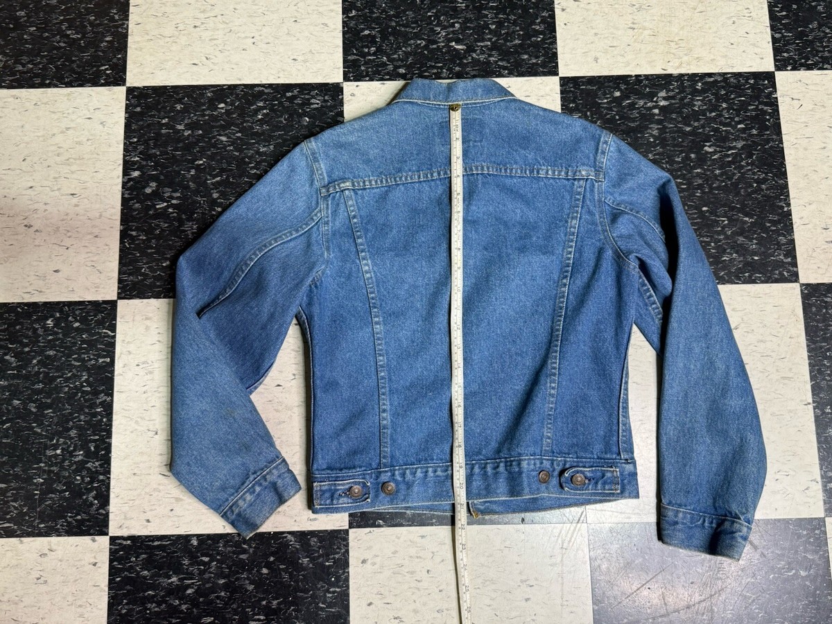 Levis Vintage 70706 Med Wash Denim Trucker Jacket Women