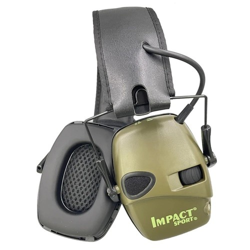 Howard Leight Impact Sport Zielona strzelanie Elektroniczna nausznica Outdoor