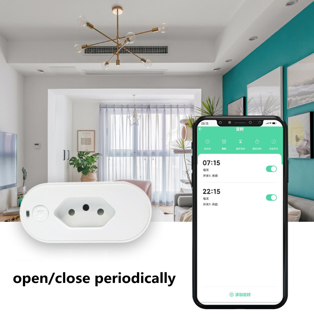Smart Plug WiFi Socket EU 16A Timing Function Tuya SmartLife APP ForAlexa Google — image 3