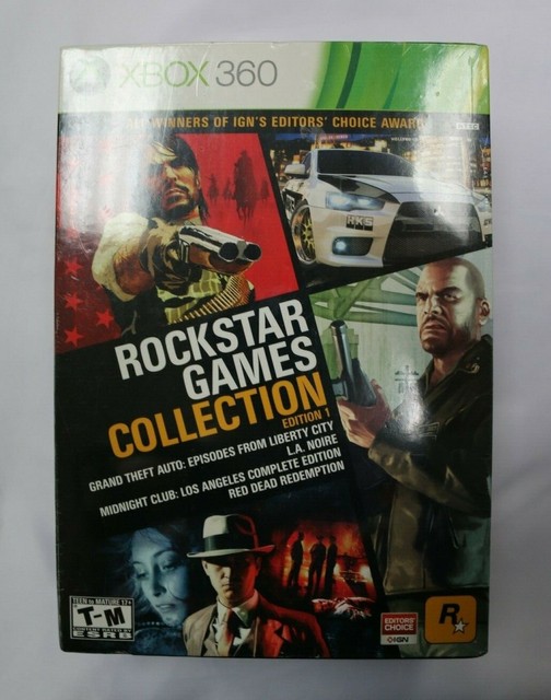 Rockstar Games Collection Edition 1 Xbox 360 Sealed New GTA Red Dead eBay