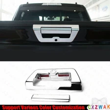 For Ford F150 F-150 2015-2020 Chrome Silver Trunk Tailgate Door Bowl Frame Cover