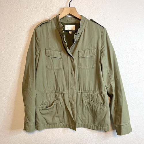 HINGE SEATTLE Women's M Button Zip 