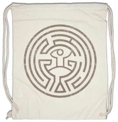 MAZE Turnbeutel Westworld Labyrinth Circle Tattoo Head The