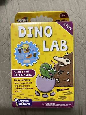 Galt Toys, Dino Lab, Science Kit für Kinder, ab 5 Jahren, mehrfarbig, 6,1 x