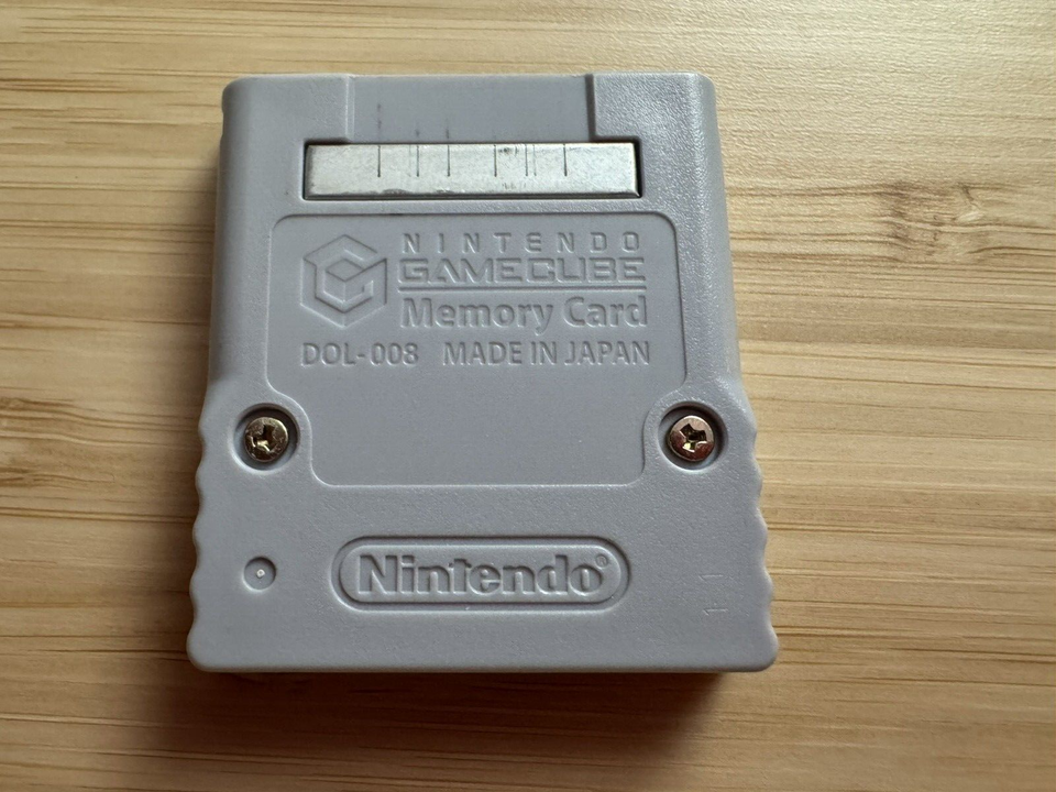 GameCube Memory Card 59 and Memory Card 251 UNTESTED Nintendo OEM