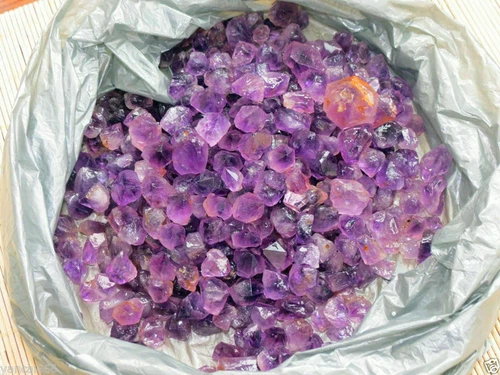 1000g Natural Unique Quartz Crystal Amethyst Point Rough Specimen 2.2lb - Picture 2 of 2