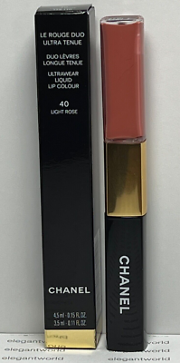 CHANEL リキッドリップスティック 40 LIGHT ROSE CHANEL LE ROUGE DUO COLOUR #40 LIGHT ROSE ULTRA TENUE LIQUID LIP